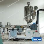 This production line integrates efficient and stable drying systems, heating systems, extrusion systems, cooling systems, and a superior traction system, along with an automatic cutting system, independent electric control system, and one-button setting PLC system.