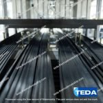 This production line integrates efficient and stable drying systems, heating systems, extrusion systems, cooling systems, and a superior traction system, along with an automatic cutting system, independent electric control system, and one-button setting PLC system.
